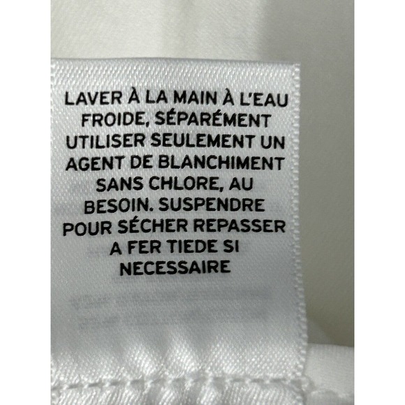 Halogen Women’s White Pockets Ankle Pants Cotton Spandex NWT Size 18 - Picture 8 of 8